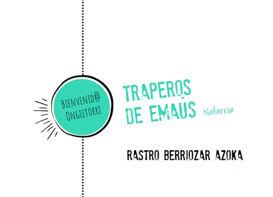 Fotograma del vídeo de la apertura del Rastro de Berriozar, 2018